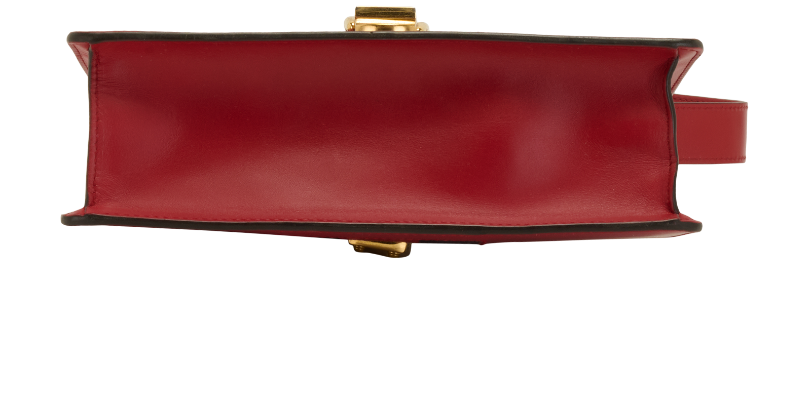 Small Sylvie, &pound;750, Handbags, Red, Leather, Top view